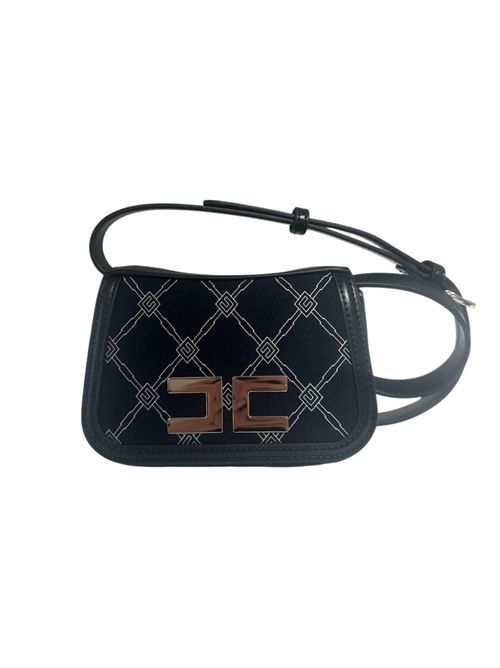 Borsa nera a tracolla regolabile ELISABETTA FRANCHI | EFBO104D062